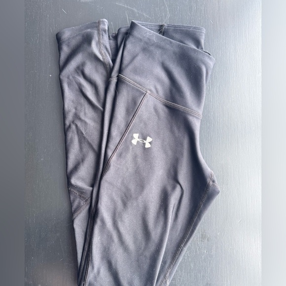 Under Armour Women's Navy Leggings - Picture 2 of 3